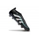 Bota adidas Predator Elite Laceless FG Negro Blanco Azul