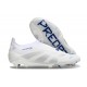 Bota adidas Predator Elite Laceless FG Blanco Gris Azul