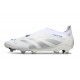 Bota adidas Predator Elite Laceless FG Blanco Gris Azul