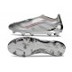 Bota adidas Predator Elite Laceless FG Plateado Gris