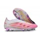 Bota adidas Predator Elite Laceless FG Rosa Blanco