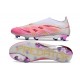 Bota adidas Predator Elite Laceless FG Rosa Blanco