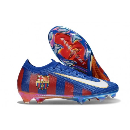 Nike Air Zoom Mercurial Vapor 16 Elite FG Barcelona Azul Blanco Rojo