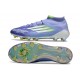 Zapatos adidas F50 Elite Mid FG Violeta Tone Limón Lúcido Morado Rush