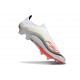Zapatos Adidas F50+ Sin Cordones FG X MESSI Ftwr Blanco Rojo Lúcido Plateado Met.