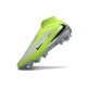 Botas de fútbol altas Nike Phantom 6 Elite FG Gris Verde