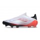 adidas F50 Elite Sin Cordones FG Blanco Negro Rojo