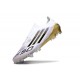 adidas F50 Elite Sin Cordones FG Blanco Negro Met Dorado