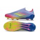 adidas F50 Elite Sin Cordones FG Azul Fusion Limón Lúcido Rosa Lúcido