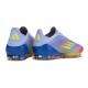 adidas F50 Elite Sin Cordones FG Azul Fusion Limón Lúcido Rosa Lúcido