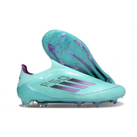 adidas F50 Elite Sin Cordones FG Azul Negro