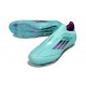 adidas F50 Elite Sin Cordones FG Azul Negro