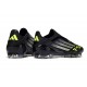 adidas F50 Elite Sin Cordones FG Negro Blanco Amarillo