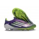 adidas F50 Elite Sin Cordones FG Morado Unity Blanco Amarillo Solar 