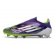 adidas F50 Elite Sin Cordones FG Morado Unity Blanco Amarillo Solar 