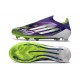adidas F50 Elite Sin Cordones FG Morado Unity Blanco Amarillo Solar 
