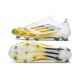 adidas F50 Elite Sin Cordones FG Blanco Amarillo
