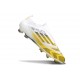 adidas F50 Elite Sin Cordones FG Blanco Amarillo