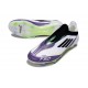 adidas F50 Elite Sin Cordones FG X Messi Ftwr Blanco Negro Morado Unity