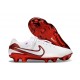 Botas Nike Tiempo Legend X Elite FG Blanco Carmesí Vivo