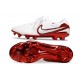 Botas Nike Tiempo Legend X Elite FG Blanco Carmesí Vivo