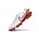 Botas Nike Tiempo Legend X Elite FG Blanco Carmesí Vivo