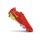 Botas Nike Tiempo Legend X Elite FG Rojo Dorado
