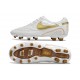 Botas Nike Tiempo Legend X Elite FG Ronaldo Blanco Dorado