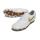 Botas Nike Tiempo Legend X Elite FG Ronaldo Blanco Dorado