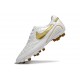 Botas Nike Tiempo Legend X Elite FG Ronaldo Blanco Dorado