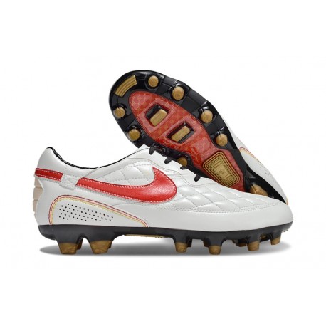 Botas Nike Tiempo Legend X Elite FG Ronaldo Blanco Rojo