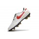 Botas Nike Tiempo Legend X Elite FG Ronaldo Blanco Rojo