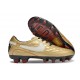 Botas Nike Tiempo Legend X Elite FG Ronaldo Dorada Blanco