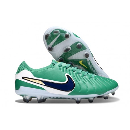 Nike Tiempo Legend X Elite FG Stadium Verde Blanco Oscuro Obsidiana