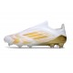 adidas F50 Elite Laceless FG Blanco Met Dorado