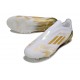 adidas F50 Elite Laceless FG Blanco Met Dorado