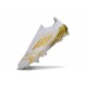 adidas F50 Elite Laceless FG Blanco Met Dorado