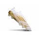 adidas F50 Elite Laceless FG Blanco Met Dorado