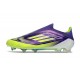 adidas F50 Elite Laceless FG Morado Rush Ftwr Blanco Limón Lúcido