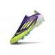 adidas F50 Elite Laceless FG Morado Rush Ftwr Blanco Limón Lúcido