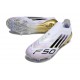 adidas F50 Elite Laceless FG Blanco Negro Met Dorado