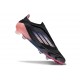 adidas F50 Elite Laceless FG Negro Rosa