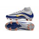 Nike Air Zoom Mercurial Superfly X Elite FG Plateada Azul Amarillo
