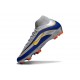 Nike Air Zoom Mercurial Superfly X Elite FG Plateada Azul Amarillo