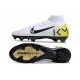 Nike Air Zoom Mercurial Superfly X Elite FG Blanco Negro Amarillo