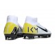 Nike Air Zoom Mercurial Superfly X Elite FG Blanco Negro Amarillo