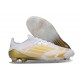 Botas de Futbol adidas F50 Elite FG Blanco Met Dorado