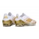 Botas de Futbol adidas F50 Elite FG Blanco Met Dorado