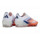 Botas de Futbol adidas F50 Elite FG Ftwr Blanco Rojo Azul Lúcido