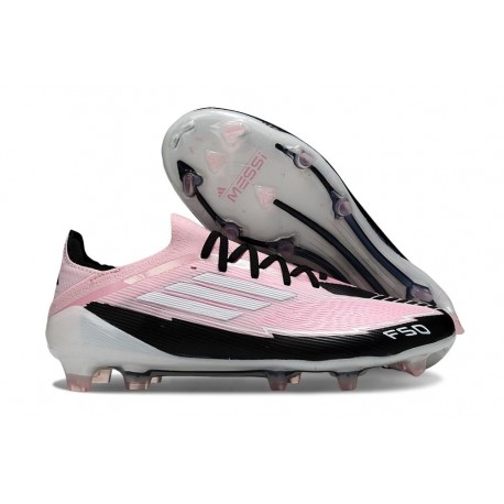 Botas de Futbol adidas F50 Elite FG Rosa Negro Blanco